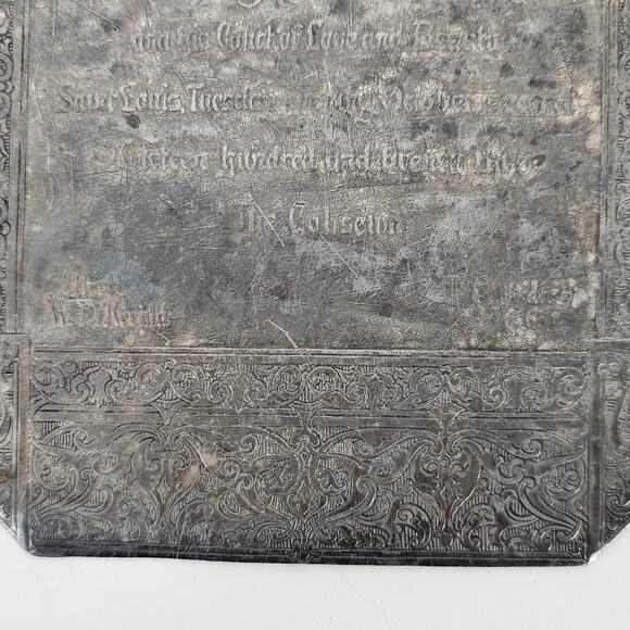 VTG metal engraved invitation Veiled Prophet Ball 1923 St. Louis - Picture 6 of 11